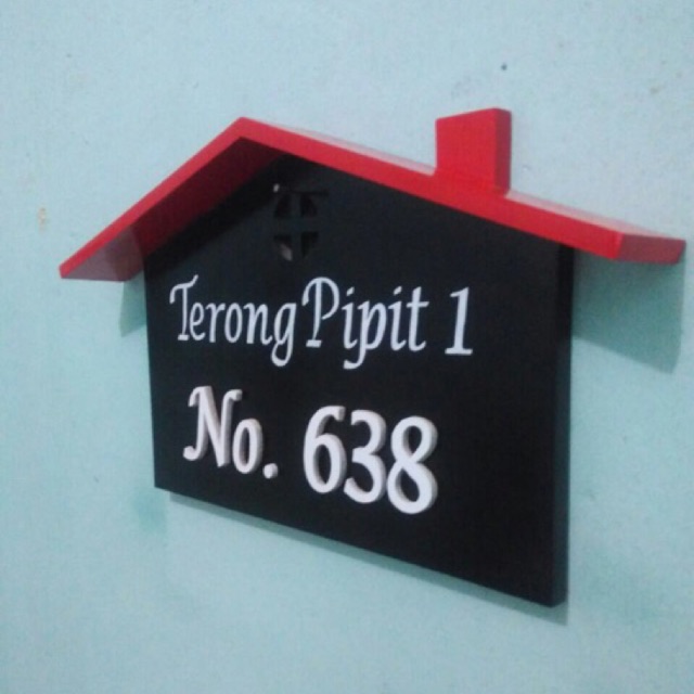 Detail Nomor Rumah Unik Dari Kayu Nomer 19