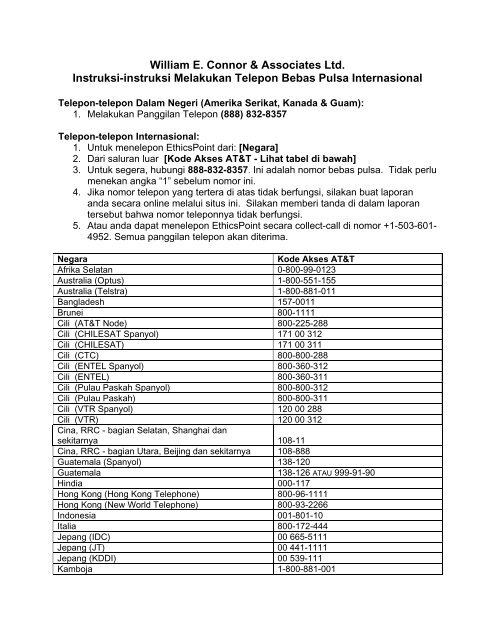 Detail Nomor Telepon Amerika Serikat Nomer 44