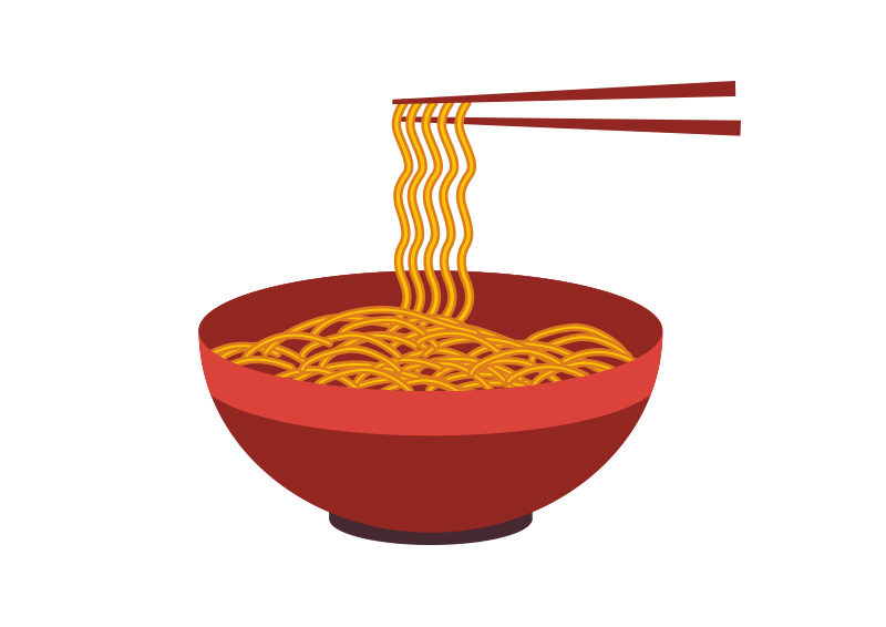 Detail Noodles Vector Png Nomer 3