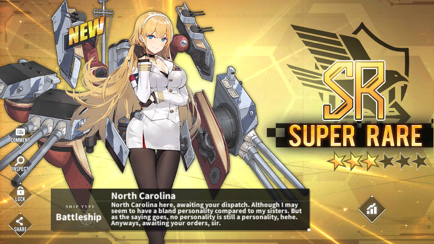 Detail North Carolina Azur Lane Nomer 21