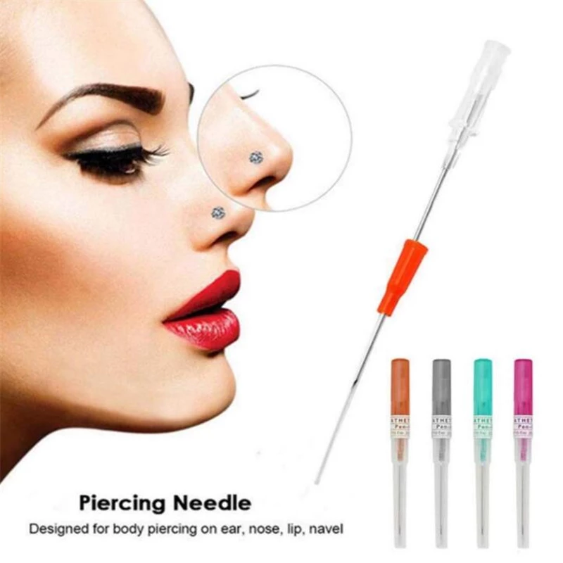 Detail Nose Piercing Needle Kit Nomer 20
