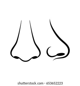 Detail Nose Vector Nomer 10