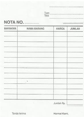 Detail Nota Kosong Png Nomer 26