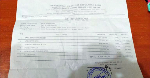 Detail Nota Rumah Sakit Nomer 16