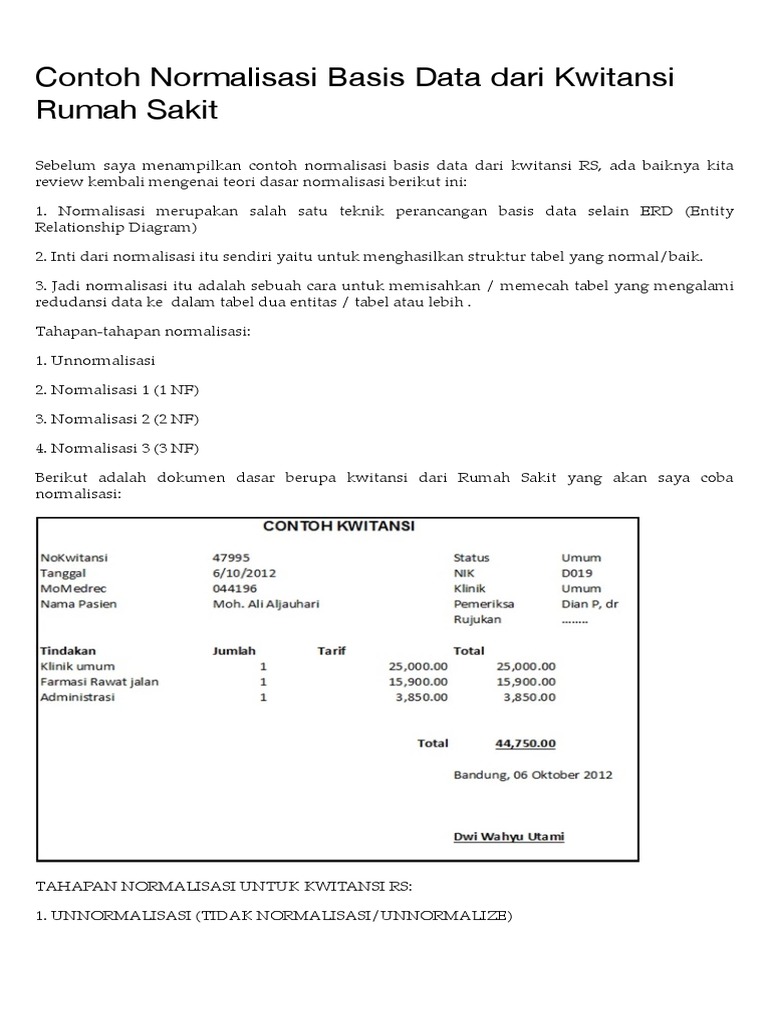 Detail Nota Rumah Sakit Nomer 36