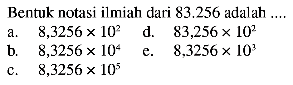 Detail Notasi Ilmiah Matematika Nomer 22