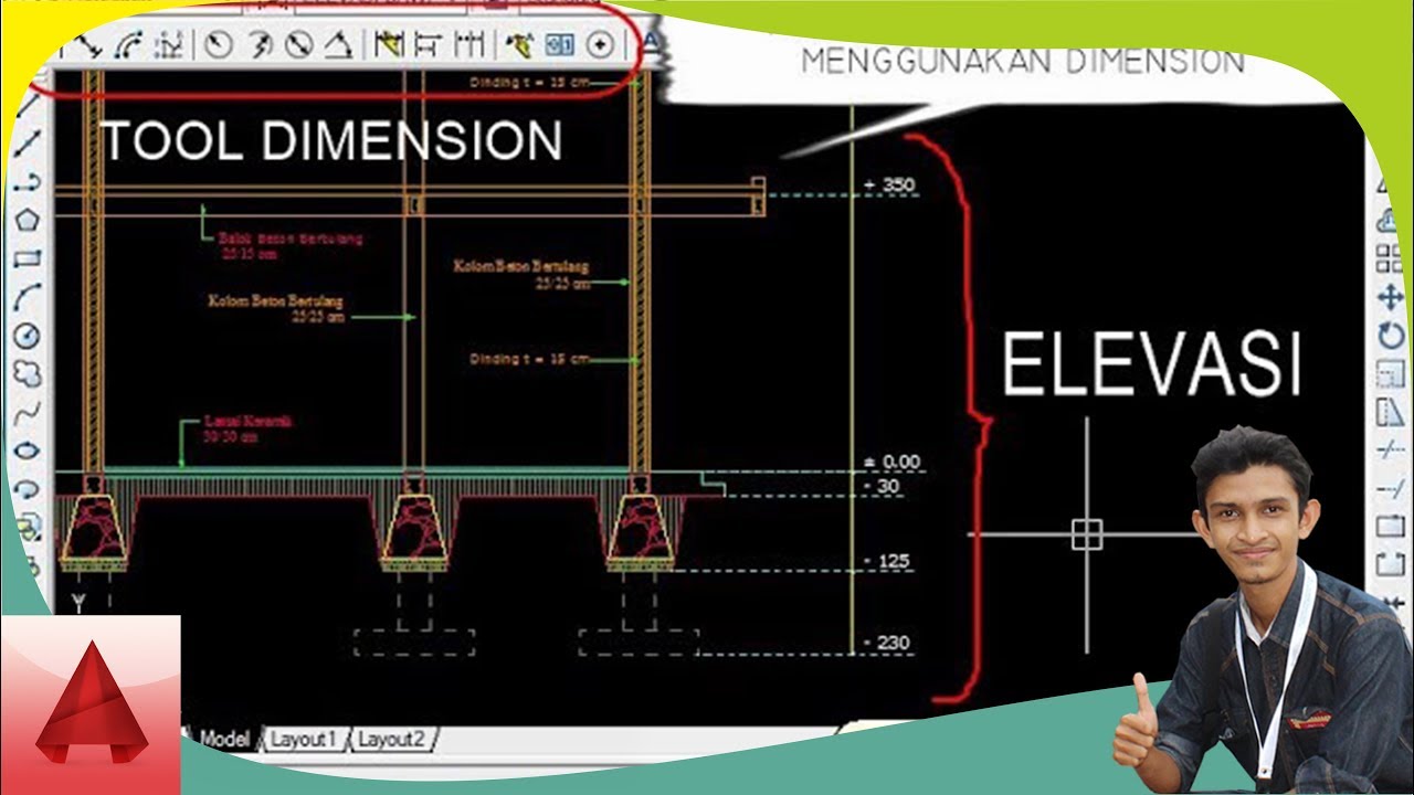 Detail Notasi Symbol Pintu Jendela Pada Gambar Denah Autocad Nomer 31