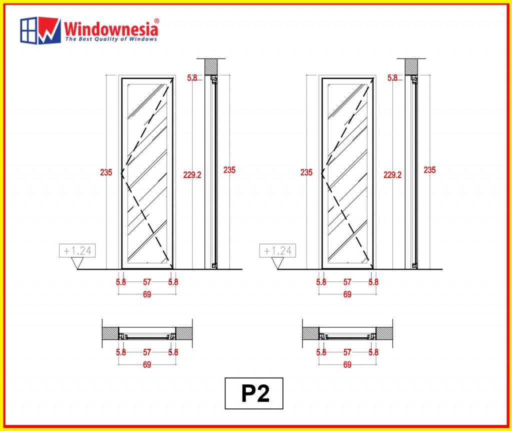 Detail Notasi Symbol Pintu Jendela Pada Gambar Denah Autocad Nomer 40