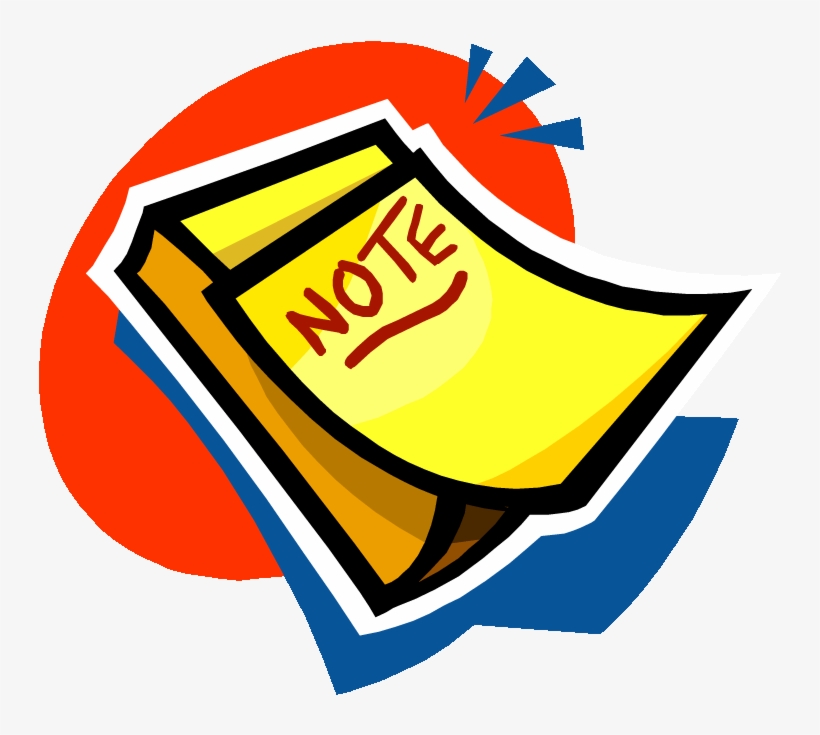 Detail Note Clipart Nomer 6