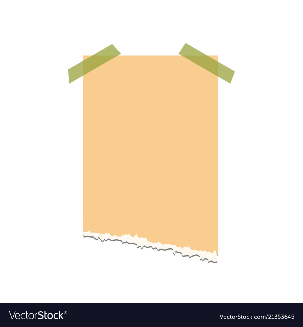 Detail Note Paper Vector Png Nomer 2