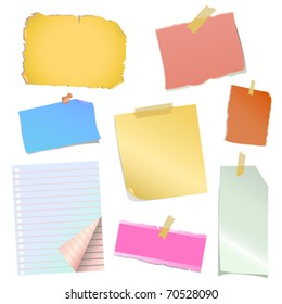 Detail Note Paper Vector Png Nomer 17
