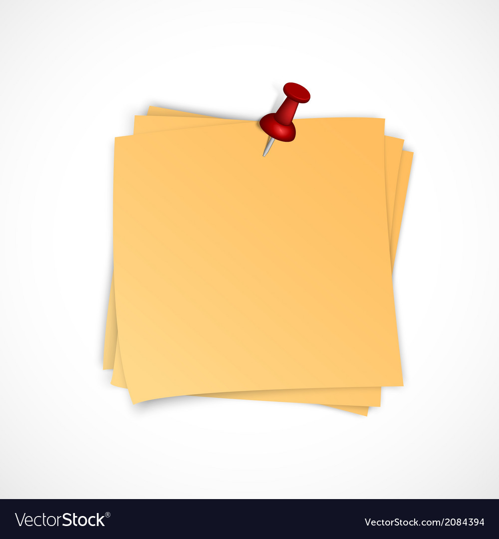 Detail Note Paper Vector Png Nomer 22