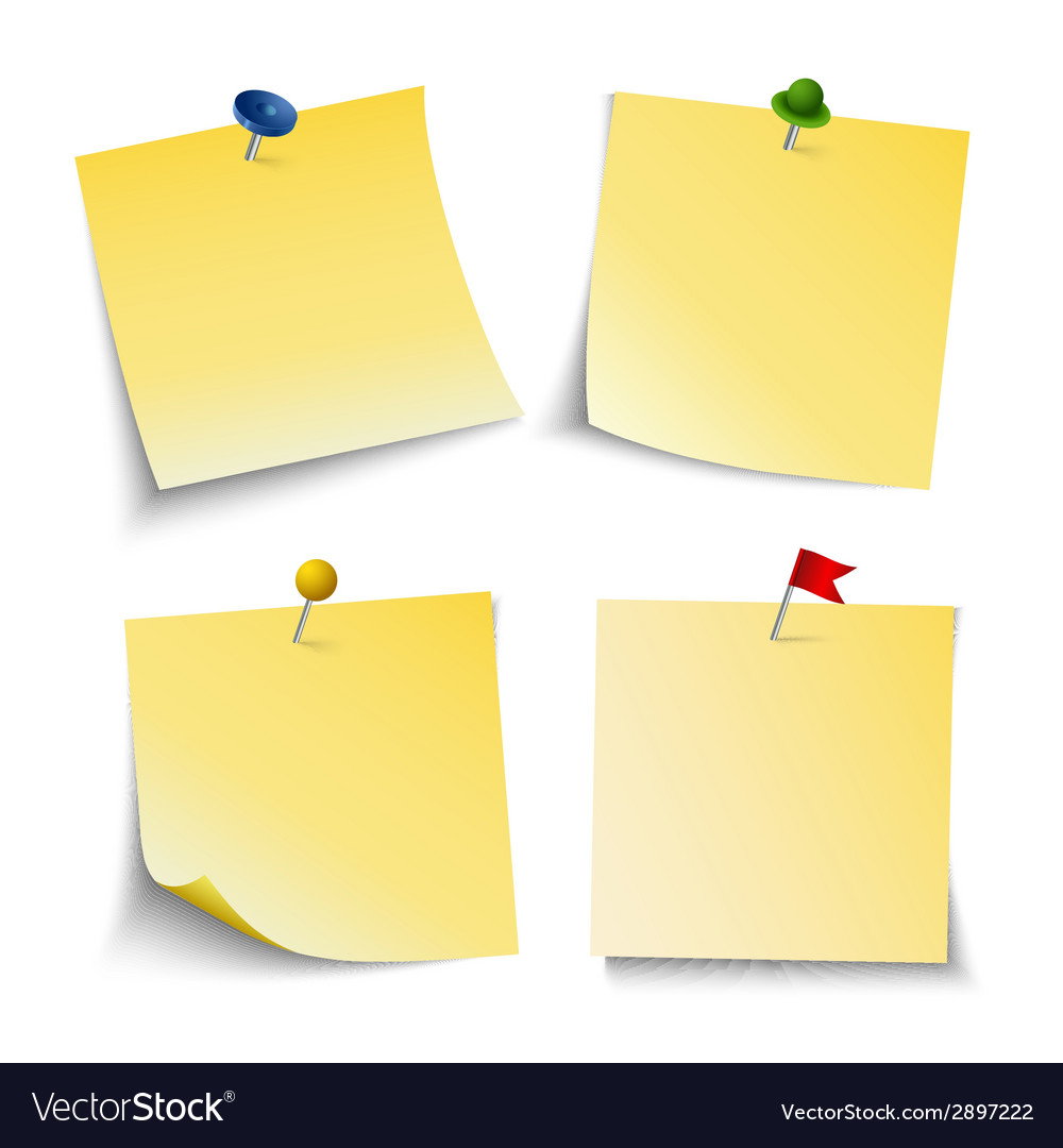Detail Note Paper Vector Png Nomer 26