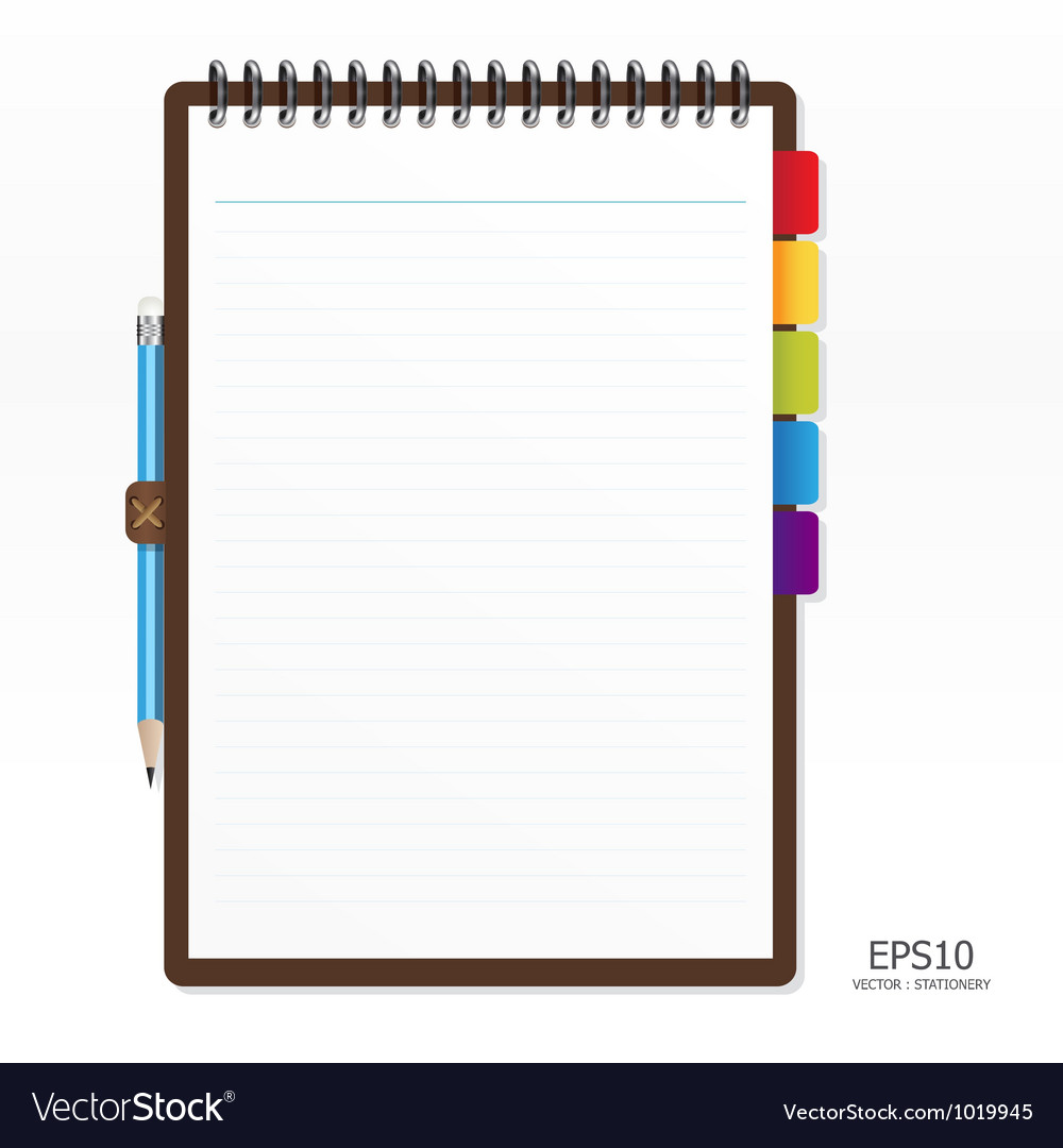 Detail Note Paper Vector Png Nomer 4