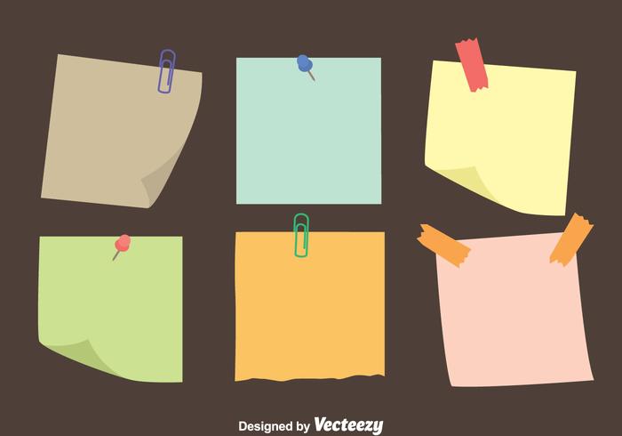 Detail Note Paper Vector Png Nomer 41