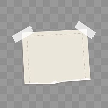 Detail Note Paper Vector Png Nomer 42