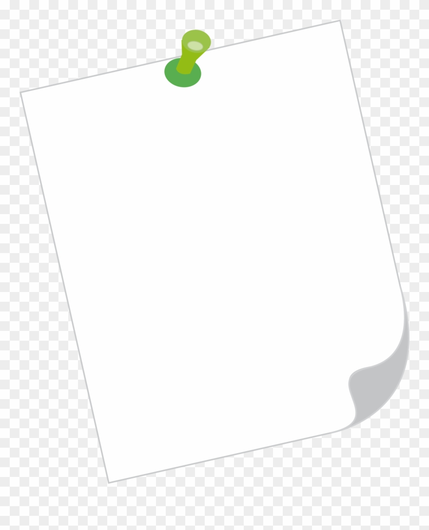 Detail Note Paper Vector Png Nomer 7