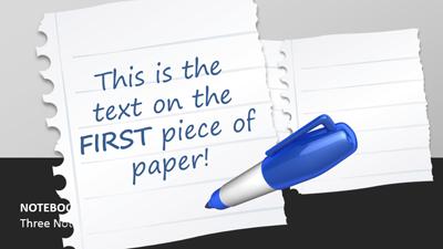 Detail Notebook Paper Background For Powerpoint Nomer 33