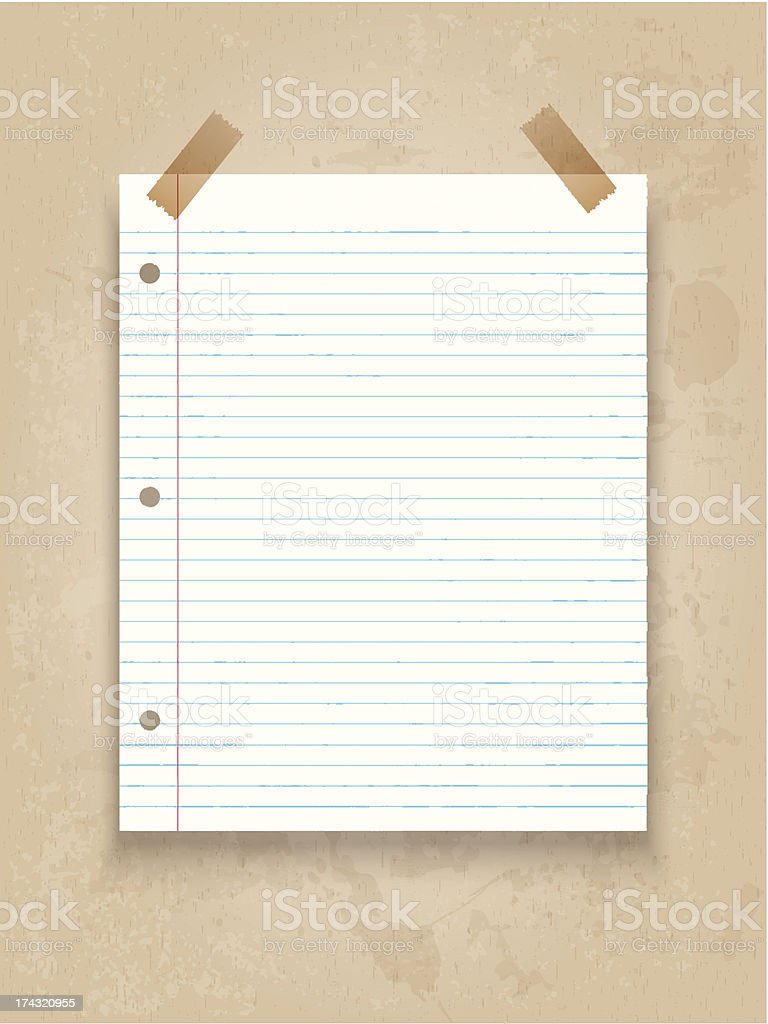 Detail Notebook Paper Background For Powerpoint Nomer 37