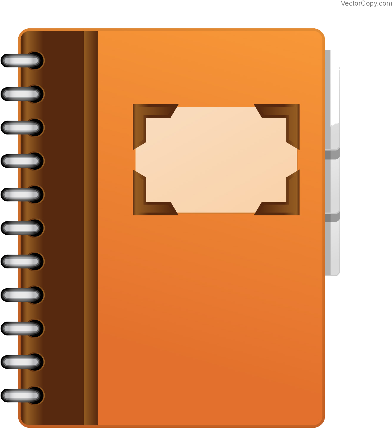 Detail Notebook Vector Png Nomer 24