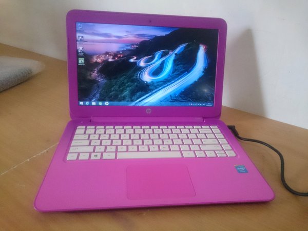 Detail Jual Laptop Hp Stream Pink Ungu Intel Celeron N2840 2Gb Ram Win ...