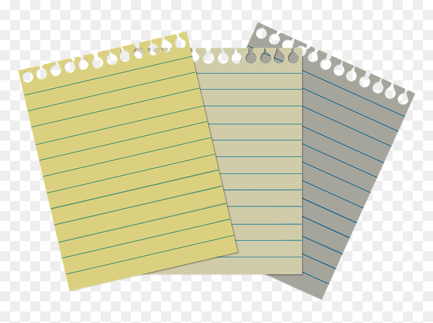 Detail Notepad Paper Png Nomer 50