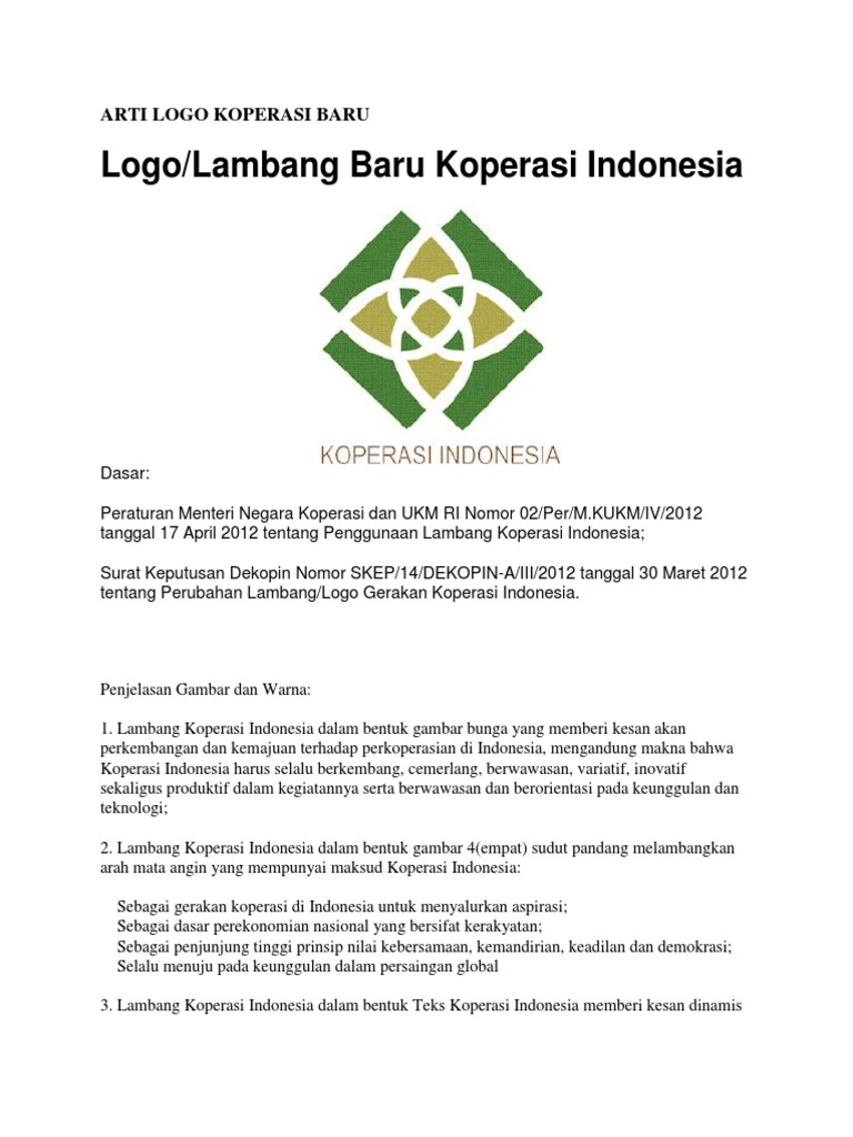 Detail Logo Koperasi Indonesia Terbaru Dan Artinya Nomer 16