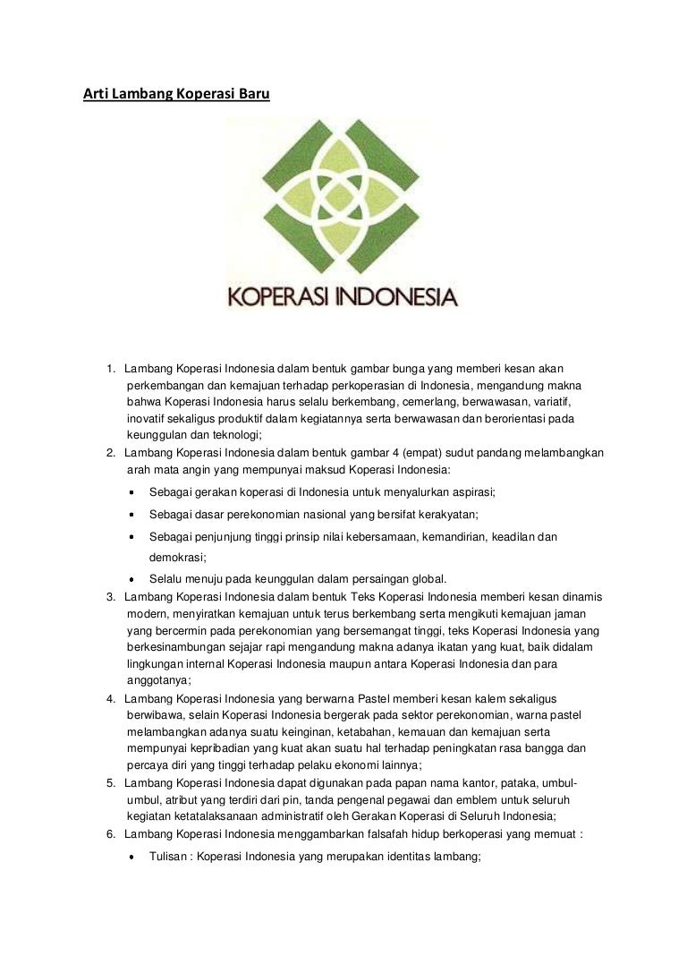 Detail Logo Koperasi Indonesia Terbaru Dan Artinya Nomer 25