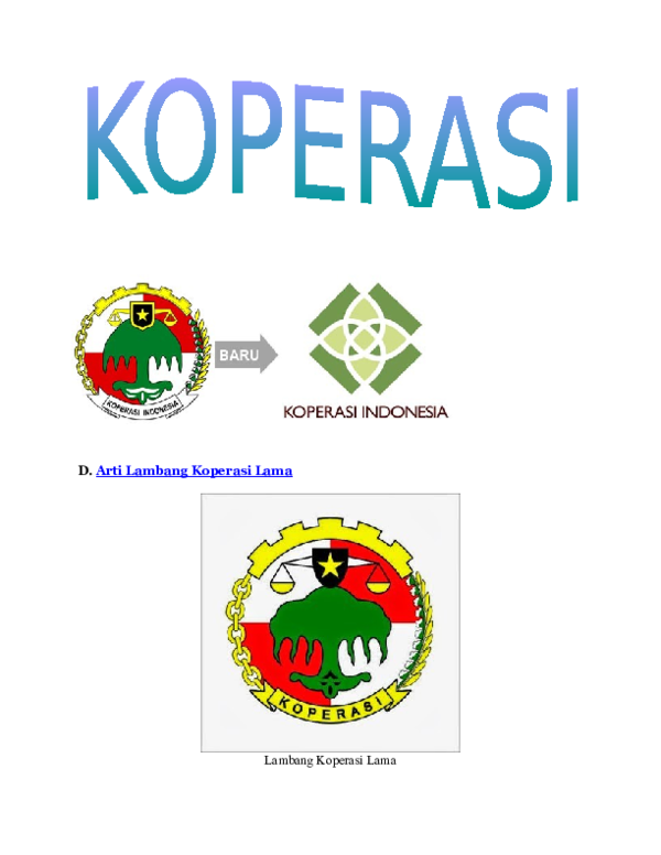 Detail Logo Koperasi Lama Dan Baru Nomer 32