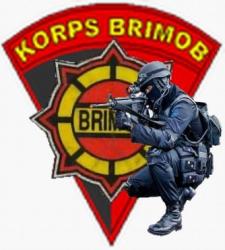 Detail Logo Korps Brimob Nomer 40
