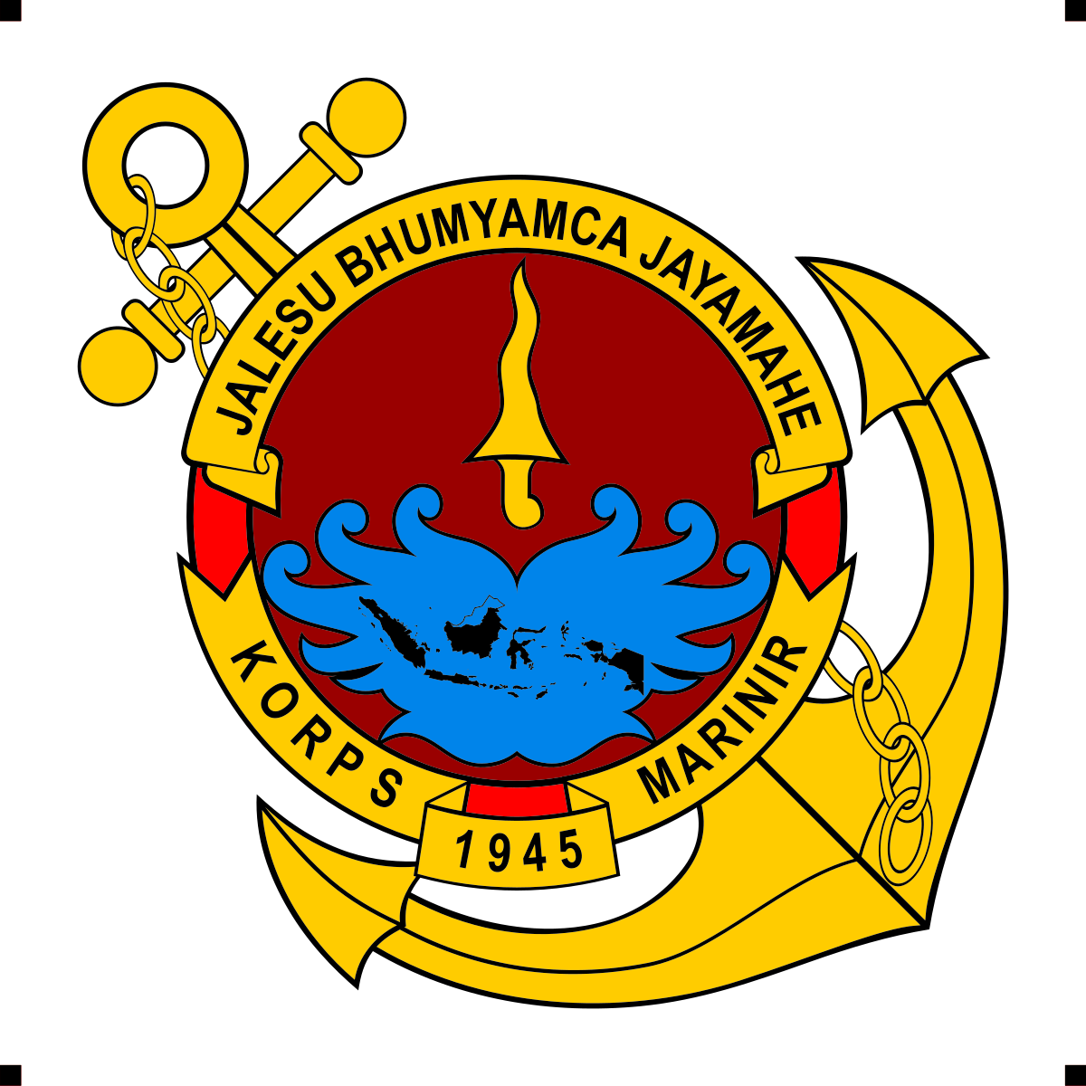 Logo Korps Marinir Indonesia - KibrisPDR