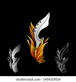 Logo Kujang Kembar Emas - KibrisPDR