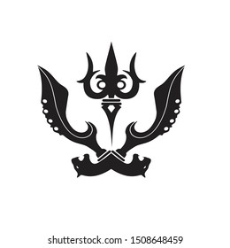 Detail Logo Kujang Kembar Emas Nomer 9