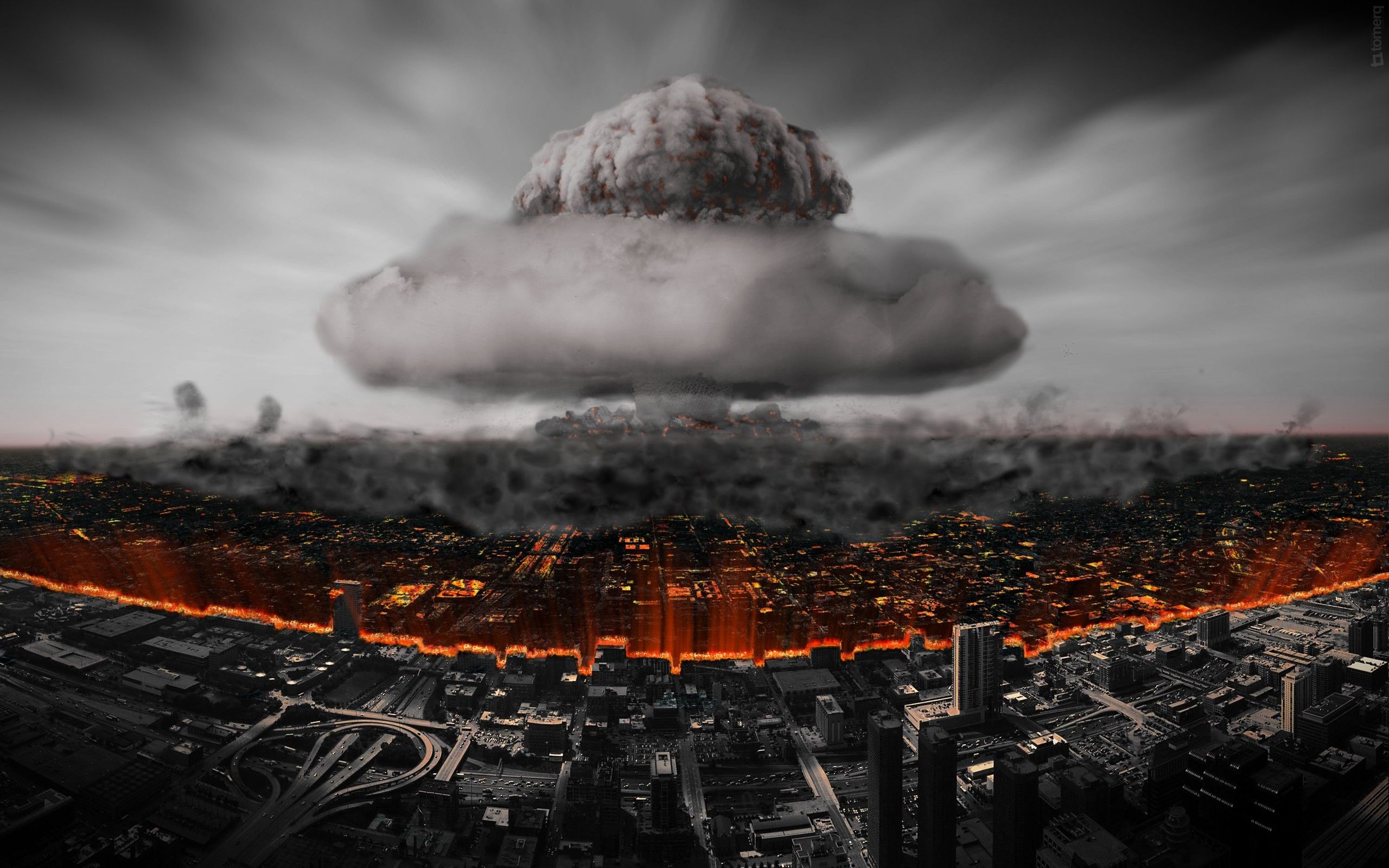 Detail Nuclear Explosion Background Nomer 12