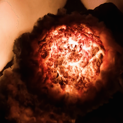 Detail Nuclear Explosion Mushroom Cloud Model Lamp Nomer 11