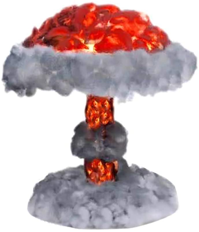 Detail Nuclear Explosion Mushroom Cloud Model Lamp Nomer 17