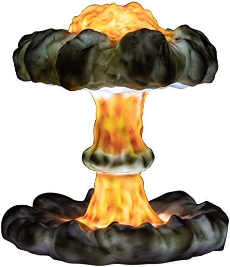 Detail Nuclear Explosion Mushroom Cloud Model Lamp Nomer 18