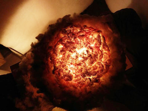 Detail Nuclear Explosion Mushroom Cloud Model Lamp Nomer 28