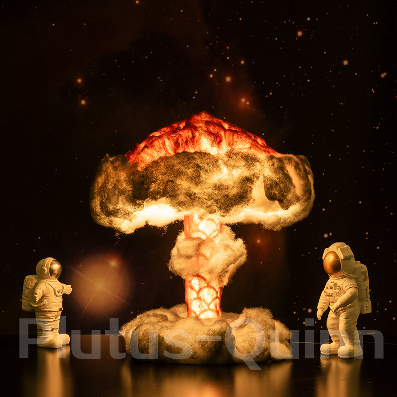 Detail Nuclear Explosion Mushroom Cloud Model Lamp Nomer 35