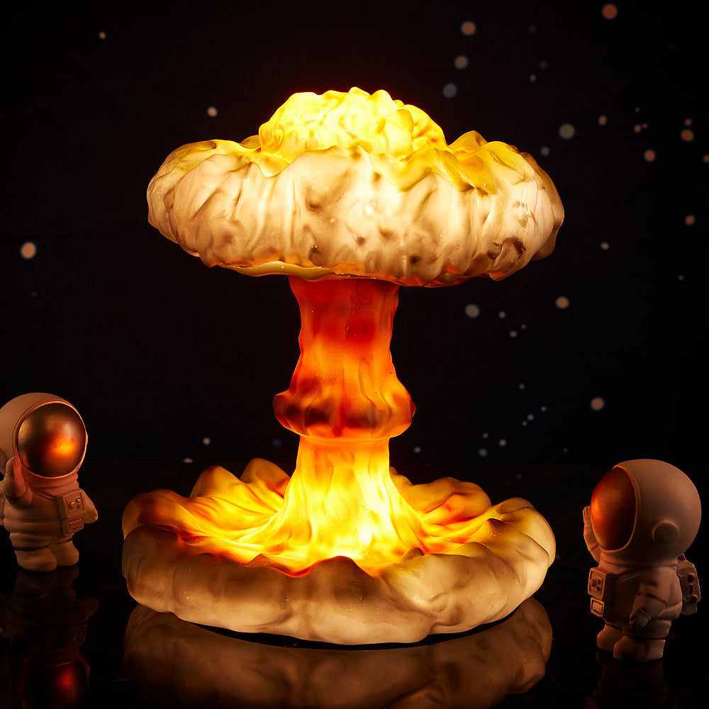 Detail Nuclear Explosion Mushroom Cloud Model Lamp Nomer 36