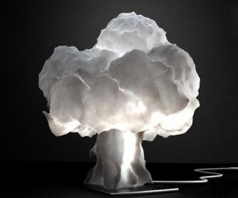 Detail Nuclear Explosion Mushroom Cloud Model Lamp Nomer 44