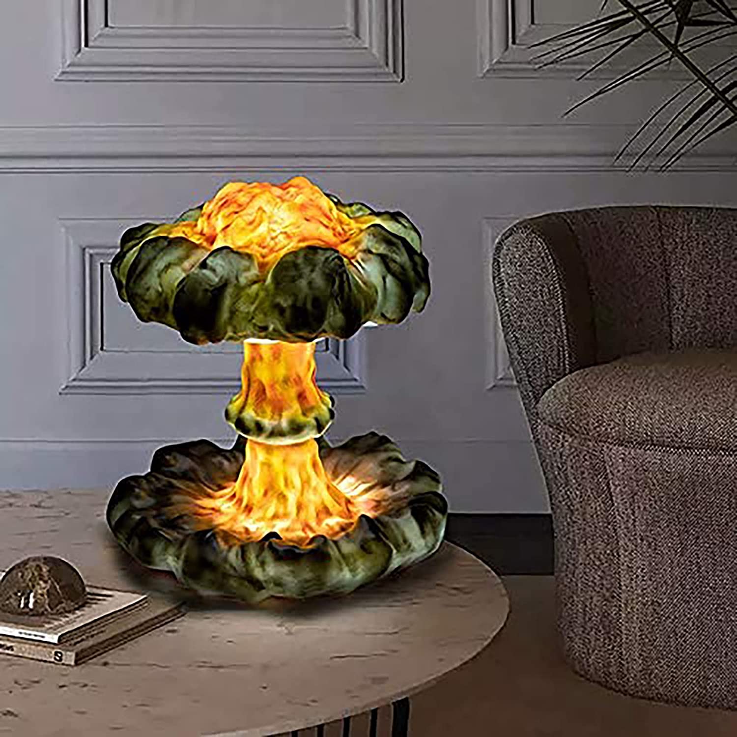 Detail Nuclear Explosion Mushroom Cloud Model Lamp Nomer 46