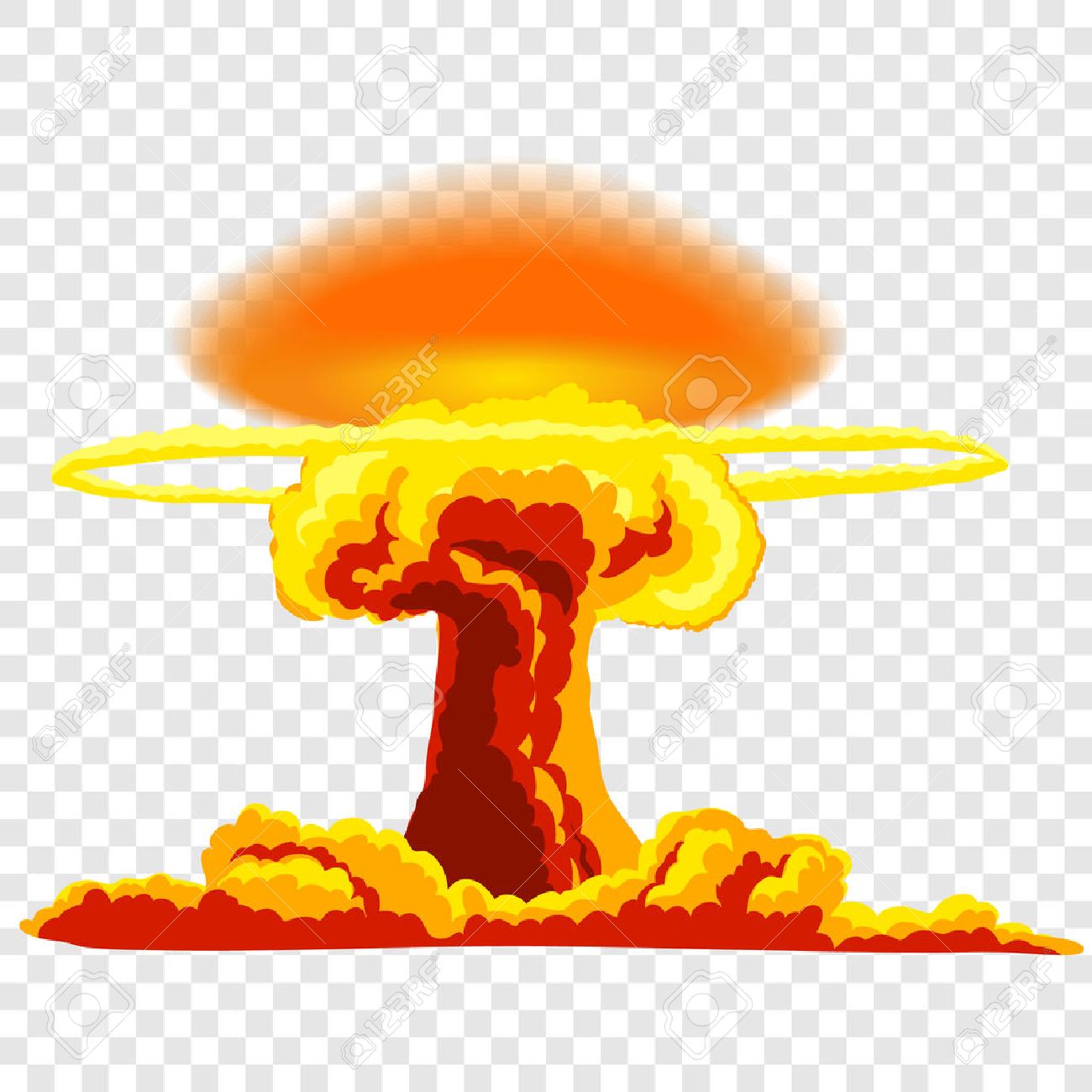 Detail Nuclear Explosion No Background Nomer 13