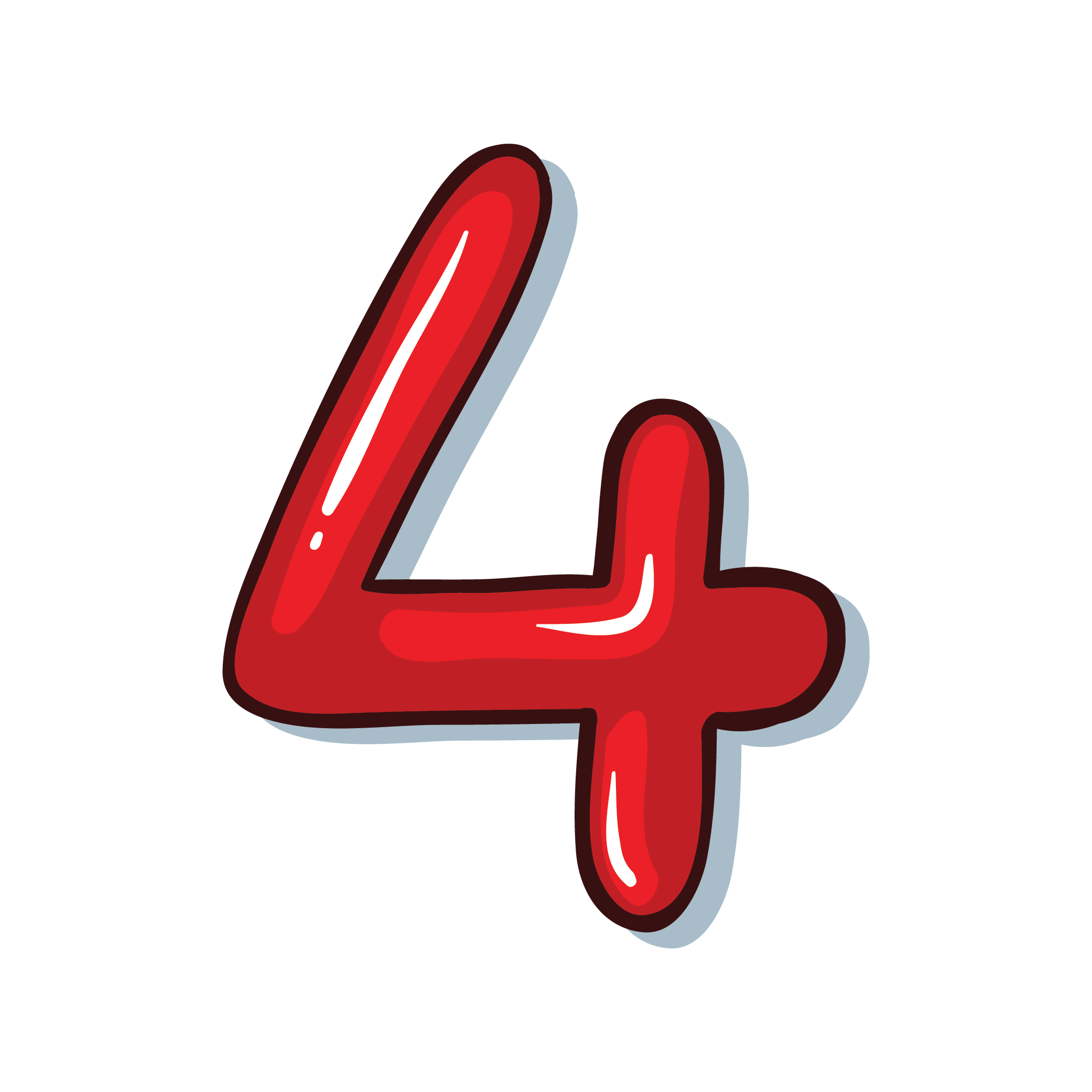 Detail Number 4 Transparent Background Nomer 4