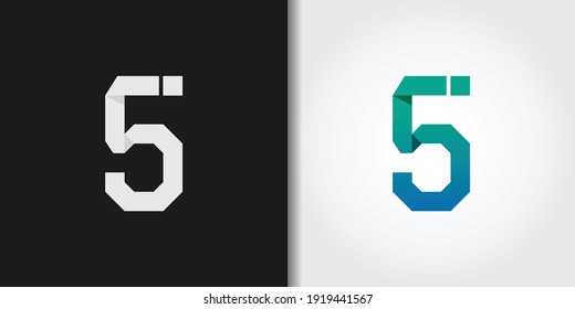 Detail Number 5 Logo Nomer 12