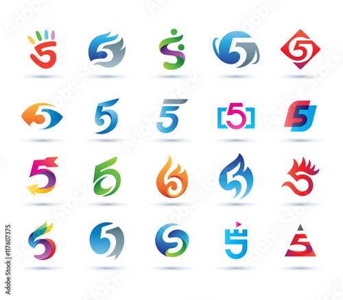Detail Number 5 Logo Nomer 18