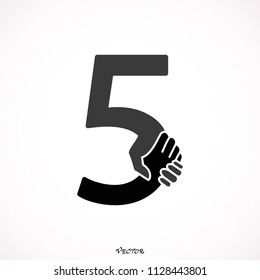Detail Number 5 Logo Nomer 44