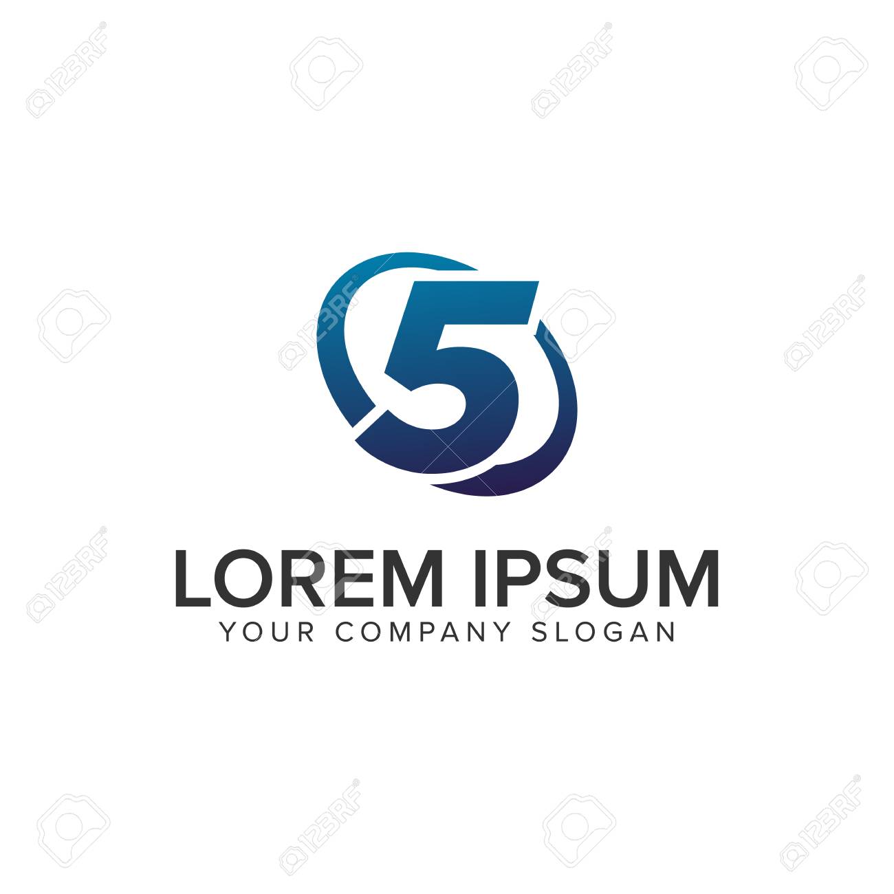 Detail Number 5 Logo Nomer 48