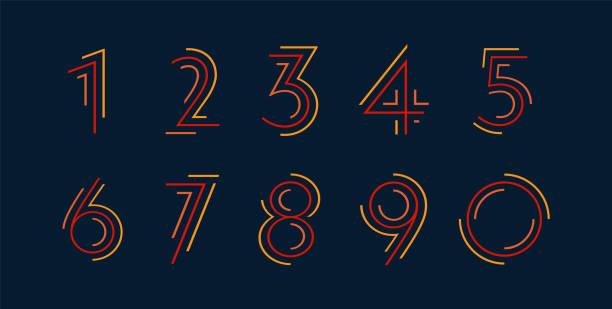Detail Numbers Design Images Nomer 12