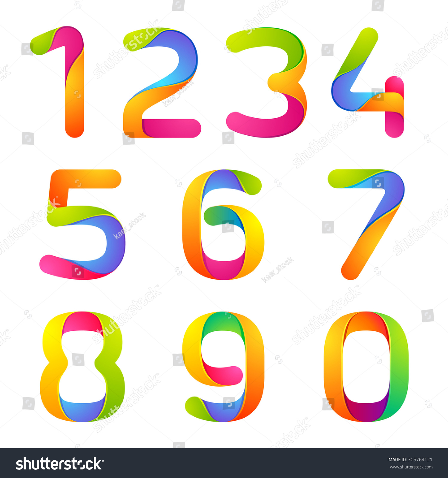 Detail Numbers Design Images Nomer 14